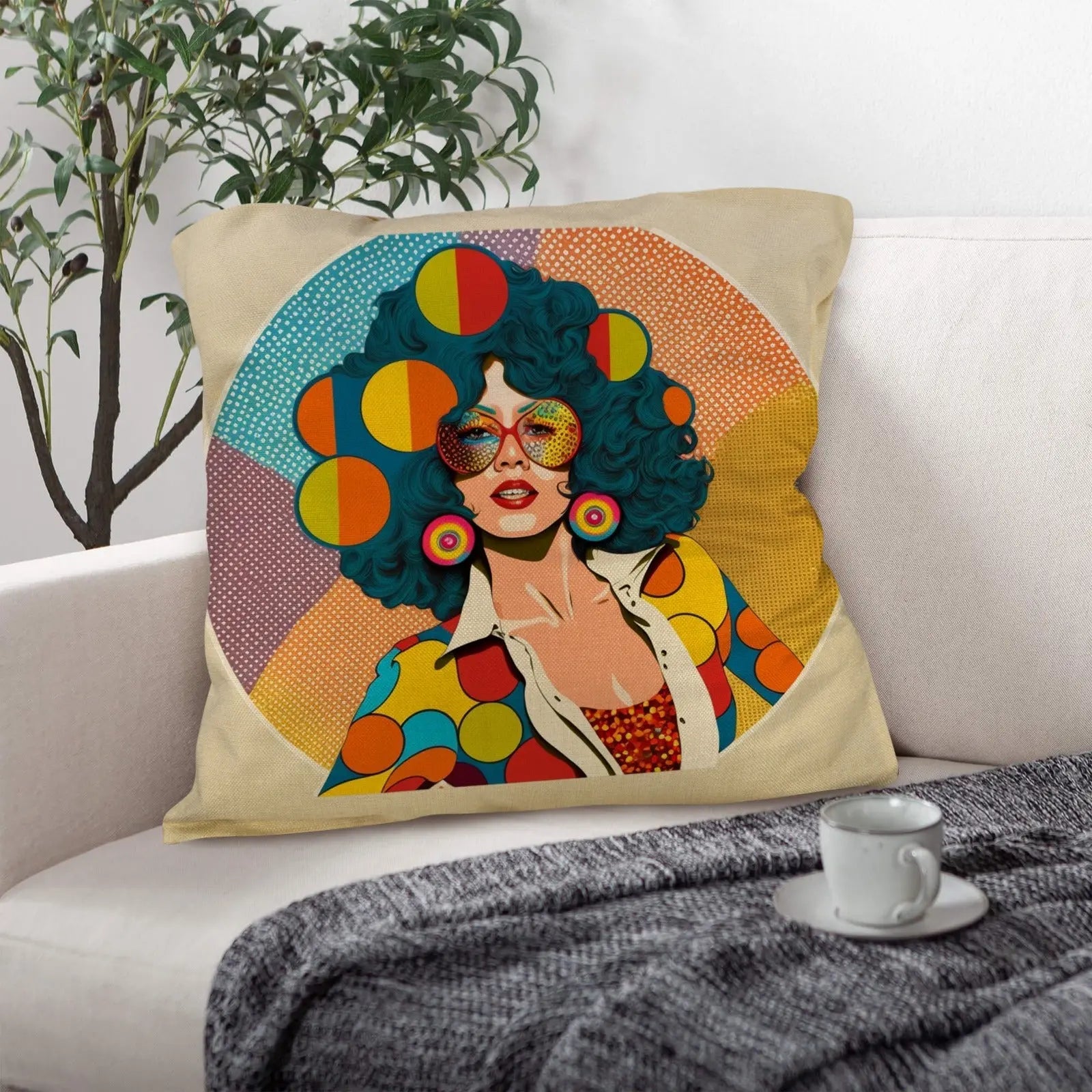 Disco Girl 3 Pillow Case Made in America Baha Ranch Western Wear