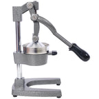 Cast Iron Citrus Juicer, Extra-Large Commercial Grade Manual Hand Press , Heavy Duty Countertop Squeezer for Fresh Orange Juice ,grey color