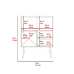 Orchid Bar, Two Drawers, Four Double Liquor Spaces, One Cabinet