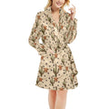 Longhorn Cactus Women's Western Bath Robe Baha Ranch Western Wear