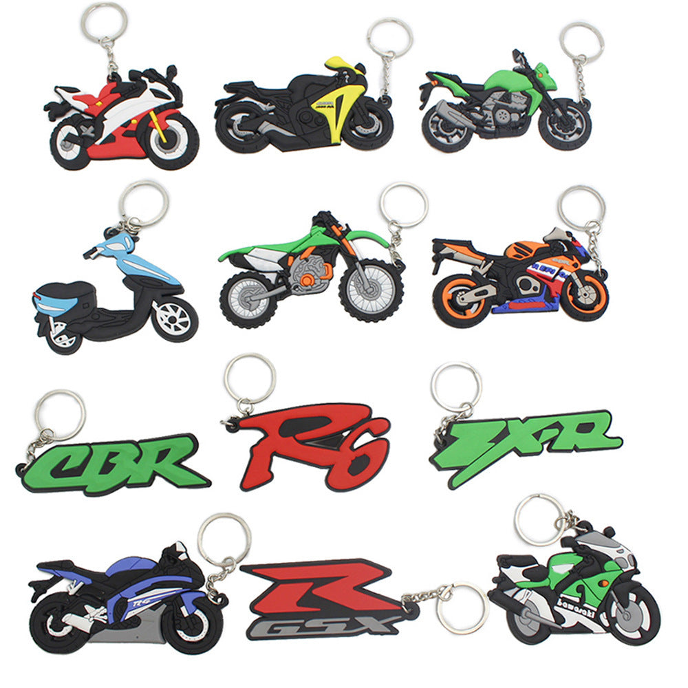 Off-road Motorcycle Backpack Chain Knight Decorative Pendant
