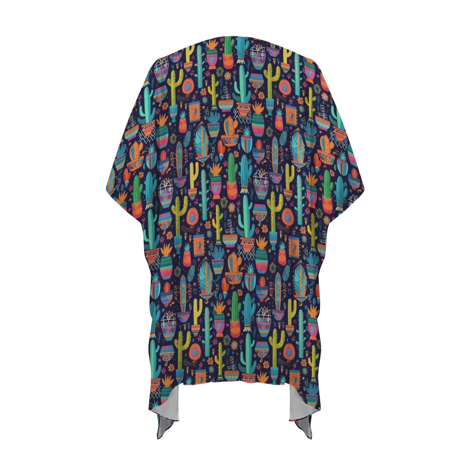Baha Ranch Crazy Cactus Lady Duster Kimono Coverup Baha Ranch Western Wear