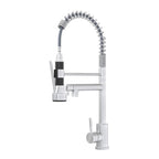 Bothwa Home CUPC Certified 19' Single Handle Kitchen Faucet ( Brushed Nickel Finish)
