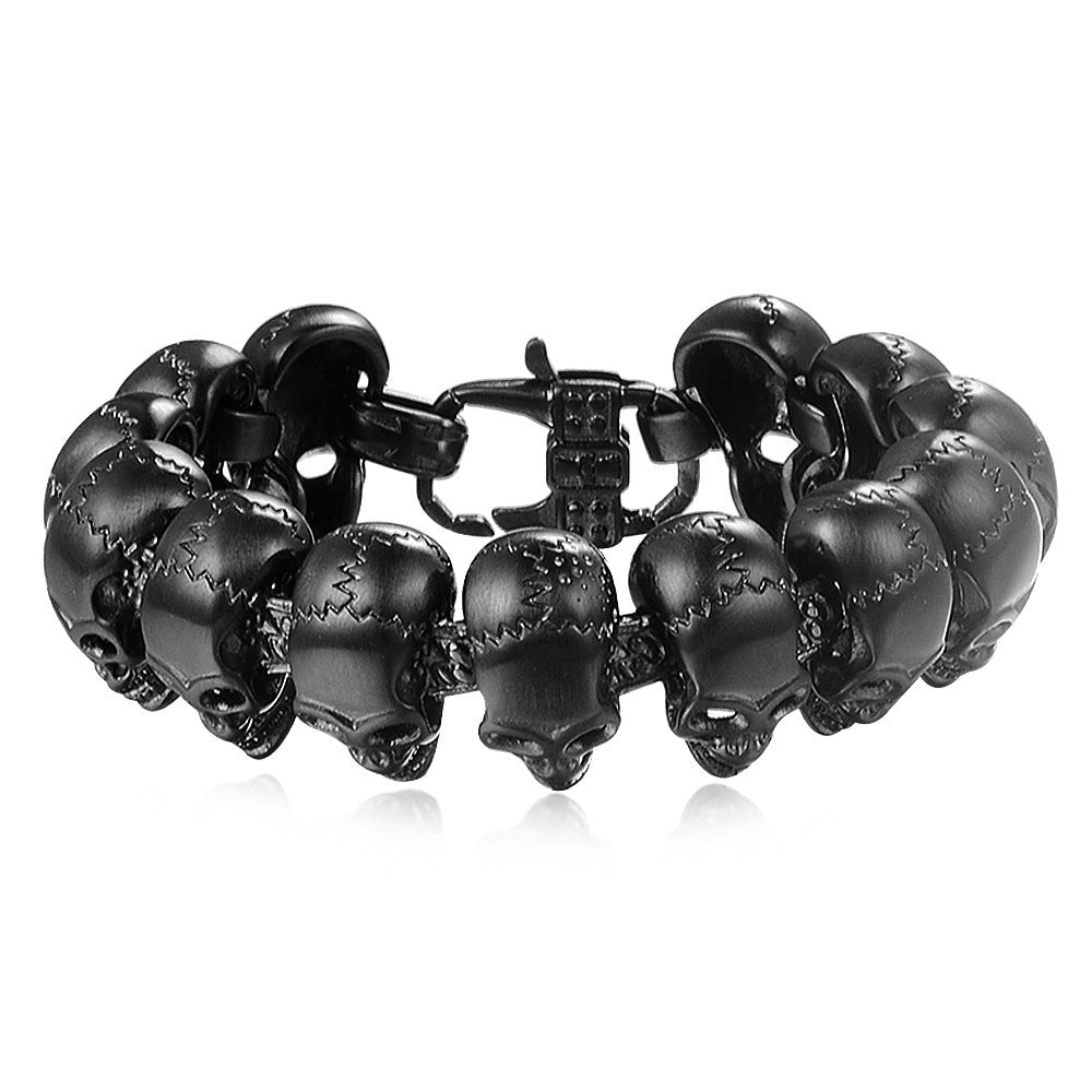 Titanium Steel Casting Personalized Bracelet European And American Punk