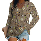Baha Ranch Western Print Long Sleeve Top Baha Ranch Western Wear