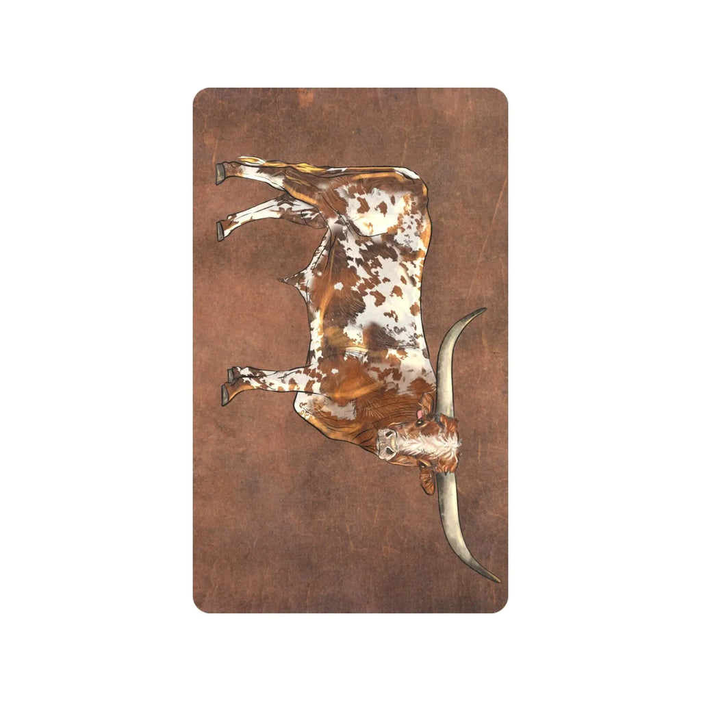 Longhorn Western Floor Mat 30" x 18" Made in America Baha Ranch Western Wear