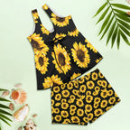 Baha Ranch Sunflowers Tankini & Boy Shorts Swim Set Baha Ranch Western Wear