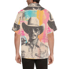 Baha Ranch Retro Pop Western Cool Cowboy Men's Camp Shirt Baha Ranch Western Wear