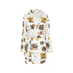 Baha Ranch Vintage Cowgirl Collage Women's Western Bath Robe Baha Ranch Western Wear