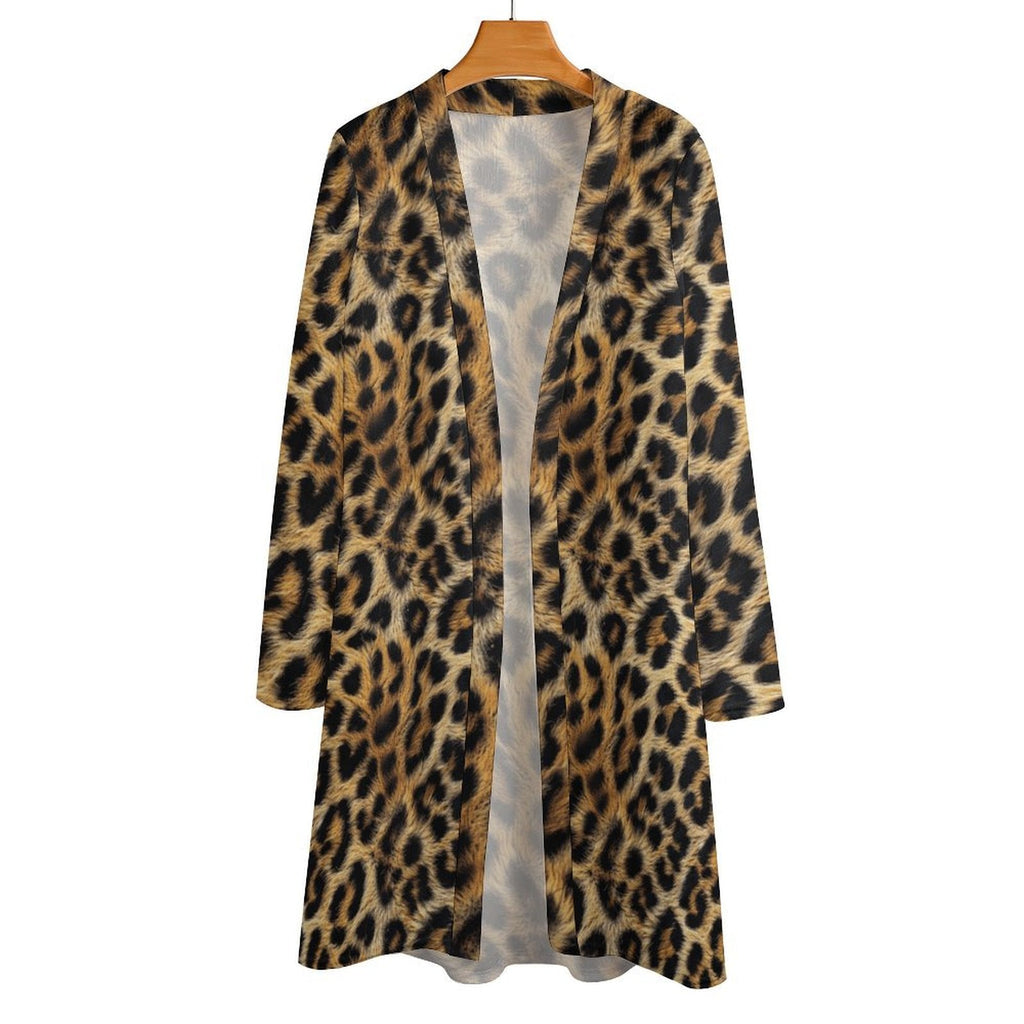 Baha Ranch Retro Pop Western Leopard Lightweight Cardigan Baha Ranch Western Wear