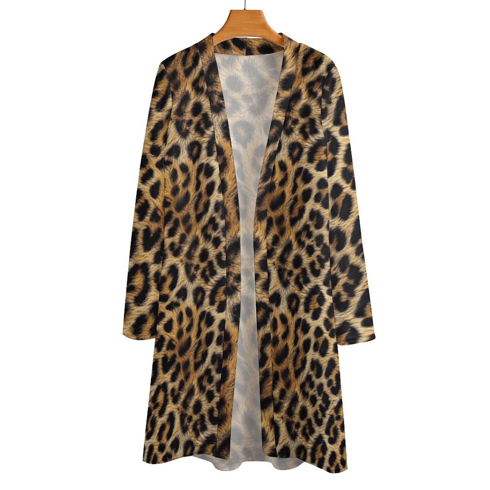 Baha Ranch Retro Pop Western Leopard Lightweight Cardigan Baha Ranch Western Wear