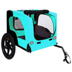 Pet Bike Trailer Dog Cart for Bicycle, Suitable for Small and Medium Pets, Easy Folding Cart Frame, Quick Release Wheel, Non-Slip Floor, Internal Leash