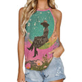 Baha Ranch Cowgirl on the Moon Retro Pop Western Tank Top Baha Ranch Western Wear