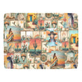 Baha Ranch Colores De Mexico Pictures of the Southwest 60" x 80" Throw Blanket Made In America Baha Ranch Western Wear