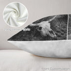 Baha Ranch Black White Desert Velvety Soft Pillow Case Made in America Baha Ranch Western Wear