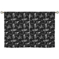 Ranch Life Window Curtains 28"x40" (2-Piece) Made in America Baha Ranch Western Wear
