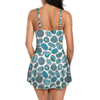 Baha Ranch All Turquoise Skirted Swimsuit Baha Ranch Western Wear