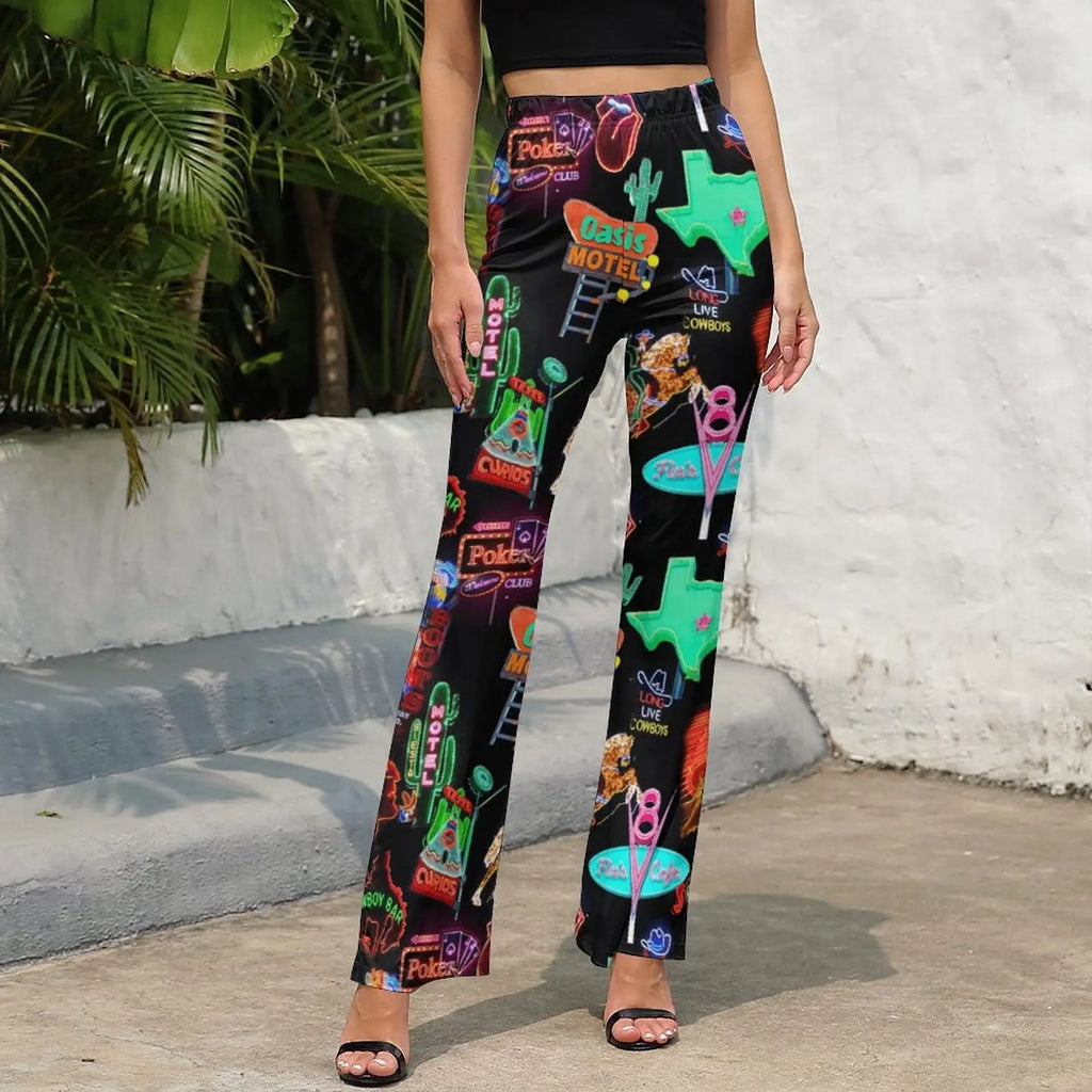 Baha Ranch Neon Vegas Flare Pants Baha Ranch Western Wear