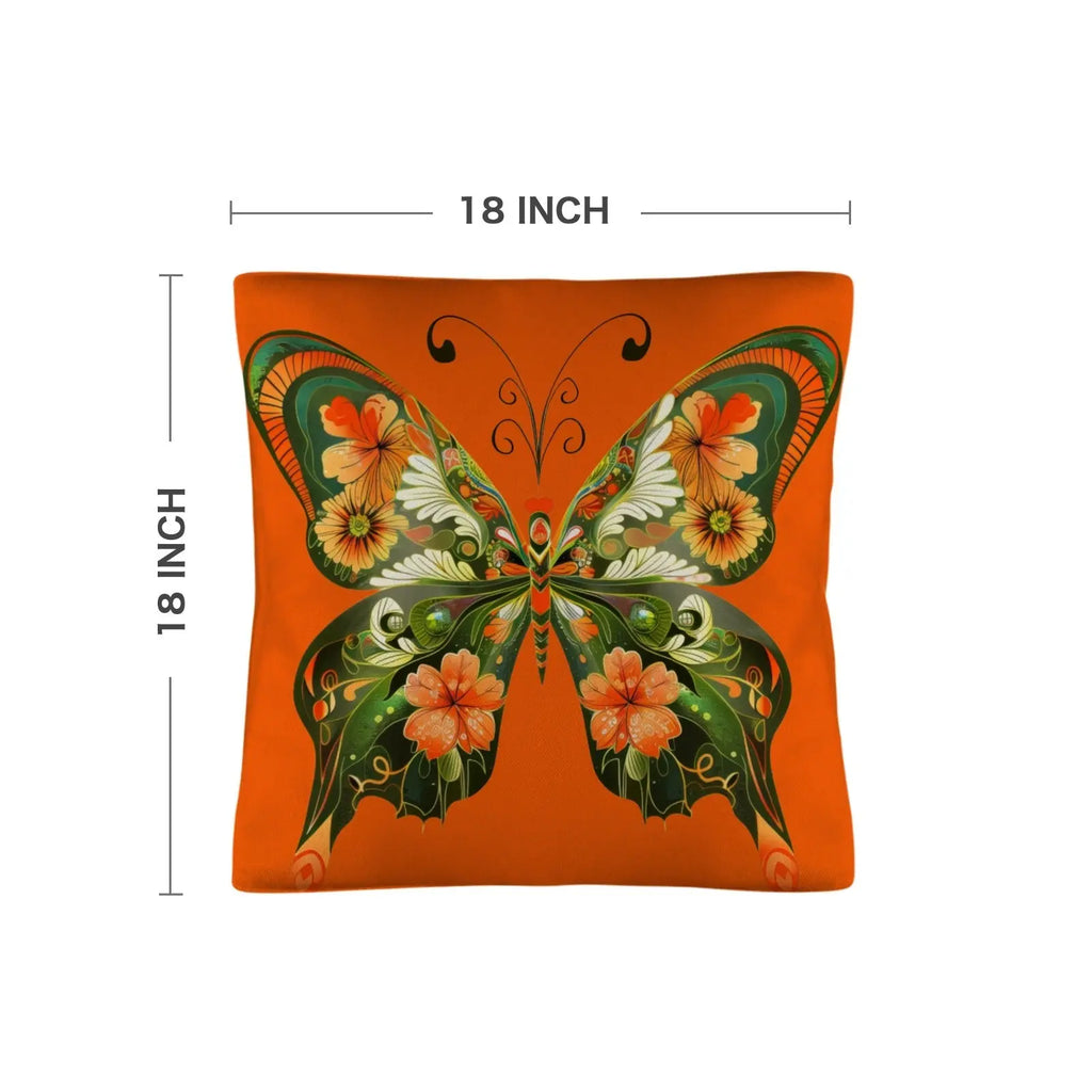 Retro Floral Butterfly Pillow Case Made in America Baha Ranch Western Wear