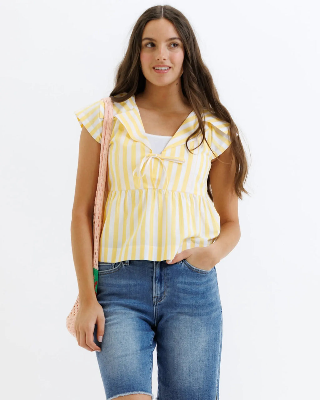 Sunshine Stripe Top Downeast