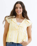 Sunshine Stripe Top Downeast