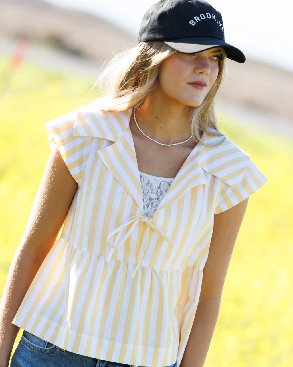 Sunshine Stripe Top Downeast
