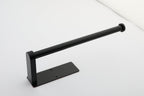 2 Pack Paper Towel Holder Wall Mount, Black Paper Towel Holder Under Cabinet, Self Adhesive Paper Towel Holders, Kitchen Towel Holder for Kitchen Organization and Storage (12inch, 2 Pack)