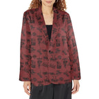 Baha Ranch Burgandy Cowboy Women's Western Blazer Baha Ranch Western Wear