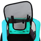 Pet Bike Trailer Dog Cart for Bicycle, Suitable for Small and Medium Pets, Easy Folding Cart Frame, Quick Release Wheel, Non-Slip Floor, Internal Leash
