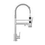 Bothwa Home CUPC Certified 19' Single Handle Kitchen Faucet ( Brushed Nickel Finish)