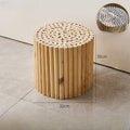 Japanese Style Log Wind Household Low Stool Edge Table