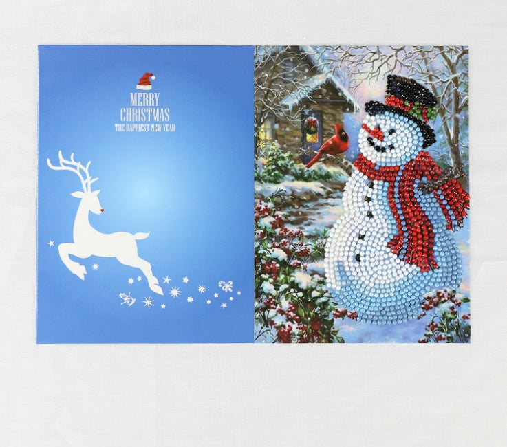 Creative Christmas Card Christmas Card Diamond Painting Greeting Card