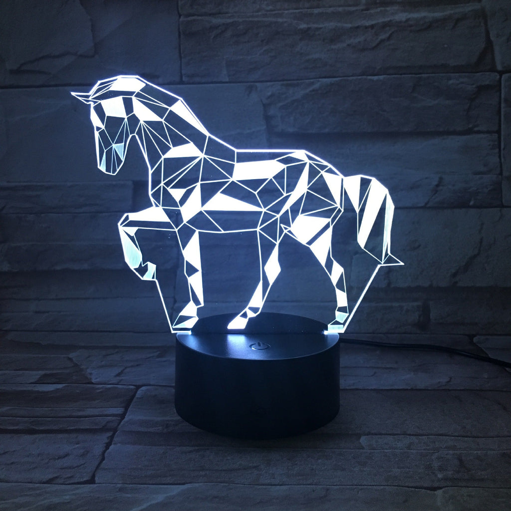 Remote touch gradient table lamp