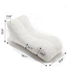 Creative Bean Bag Sofa Chair for Adults with High-Quality Sponge Filling and Polyester Fiber,59x30x23.6 inches