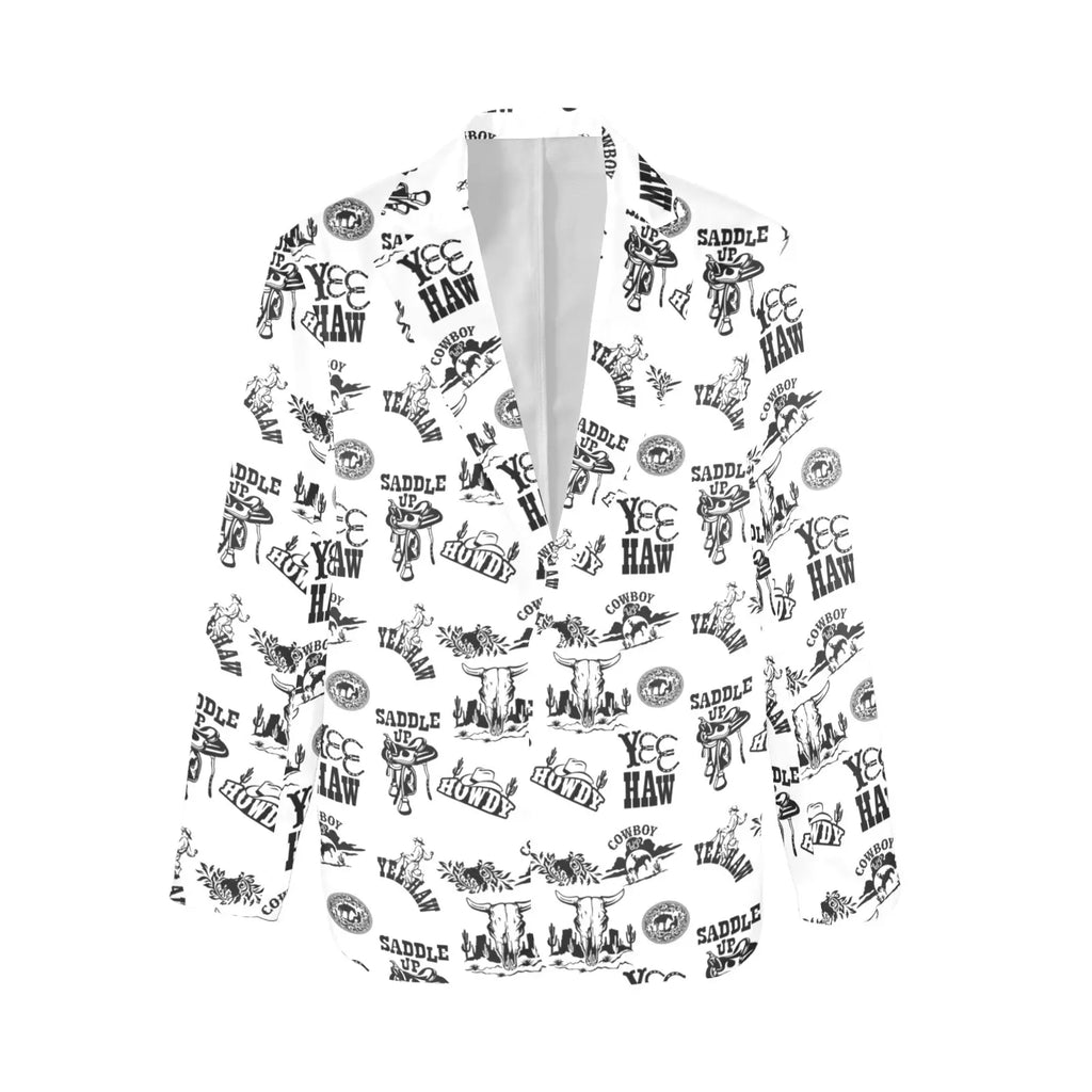 Baha Ranch Cowboy Print Women's Western Blazer Baha Ranch Western Wear