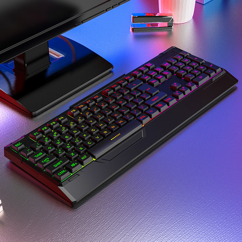 Two-piece keyboard and mouse