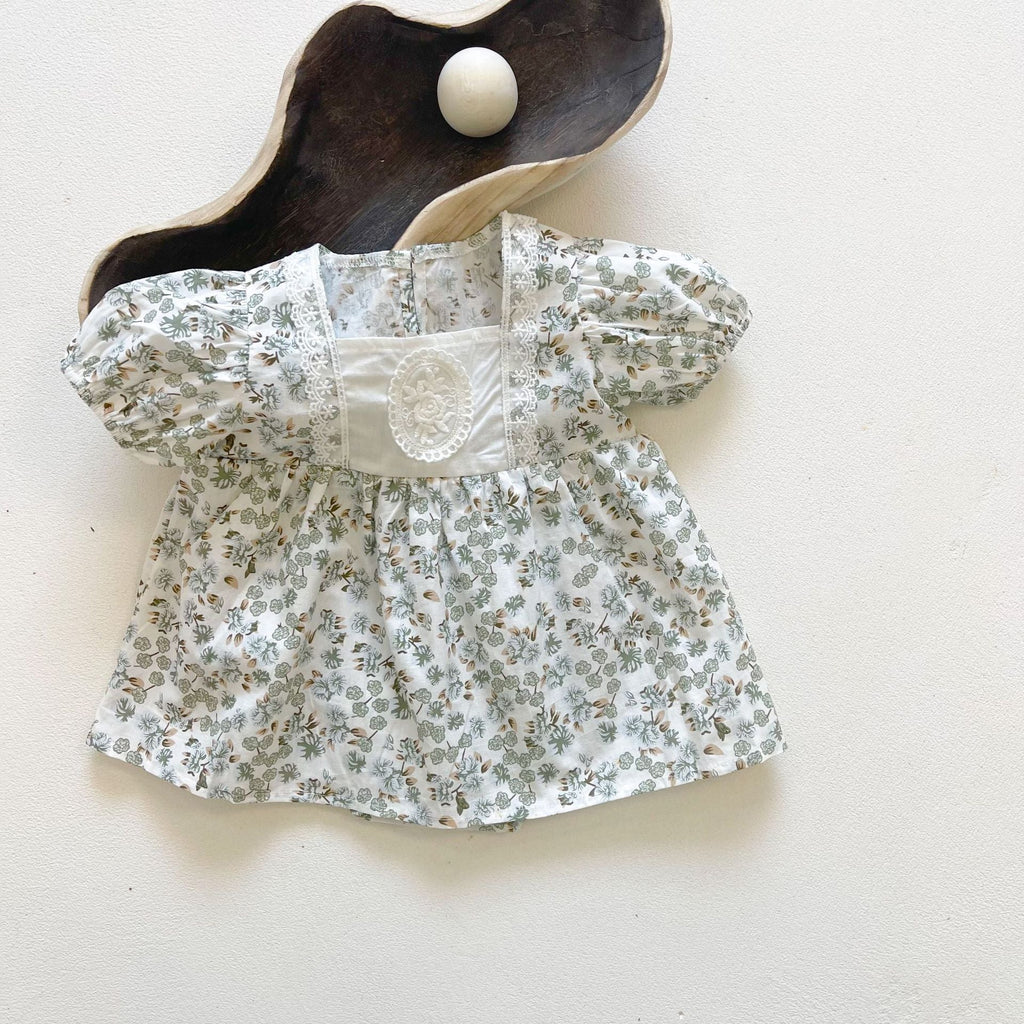Korean Version Of Floral Princess Dress