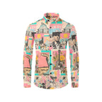 Baha Ranch Pop Western Collage Unisex Button Up Shirt Baha Ranch Western Wear