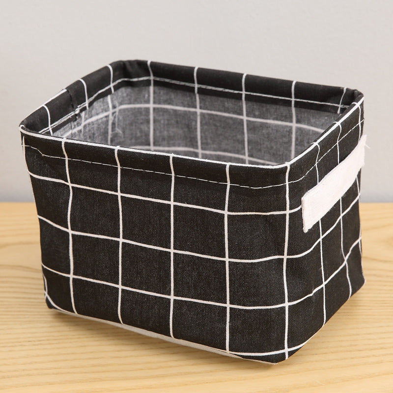 Table top storage basket