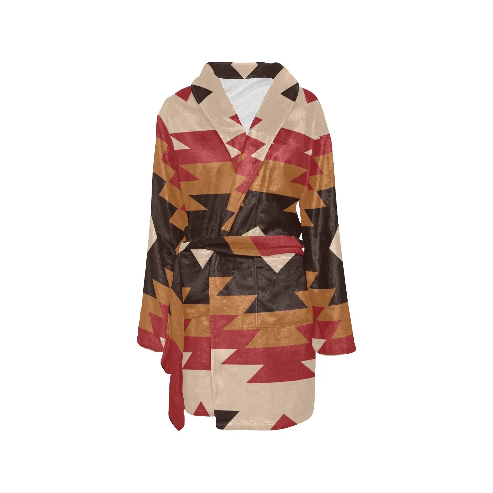 Red Aztec Women's Western Bath Robe Baha Ranch Western Wear