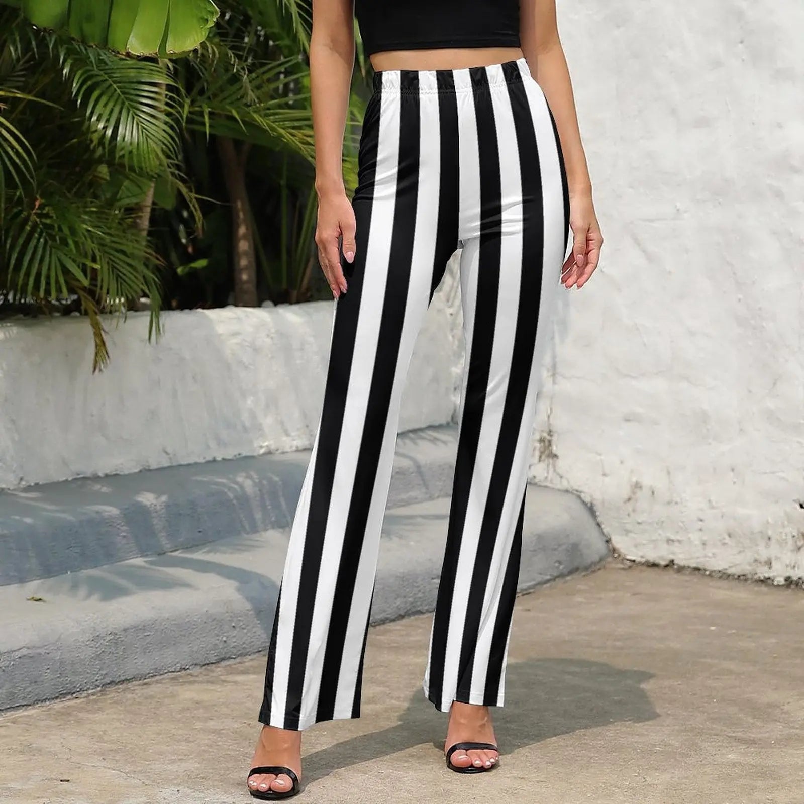 Baha Ranch Beetlejuice Striped Flare Pants Baha Ranch Western Wear