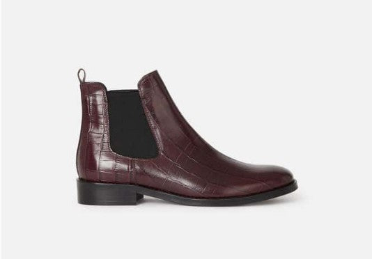 Comfortable mid-heel thick heel short boots children