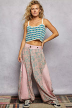 POL Cropped Crochet Cami with Scalloped Edge
