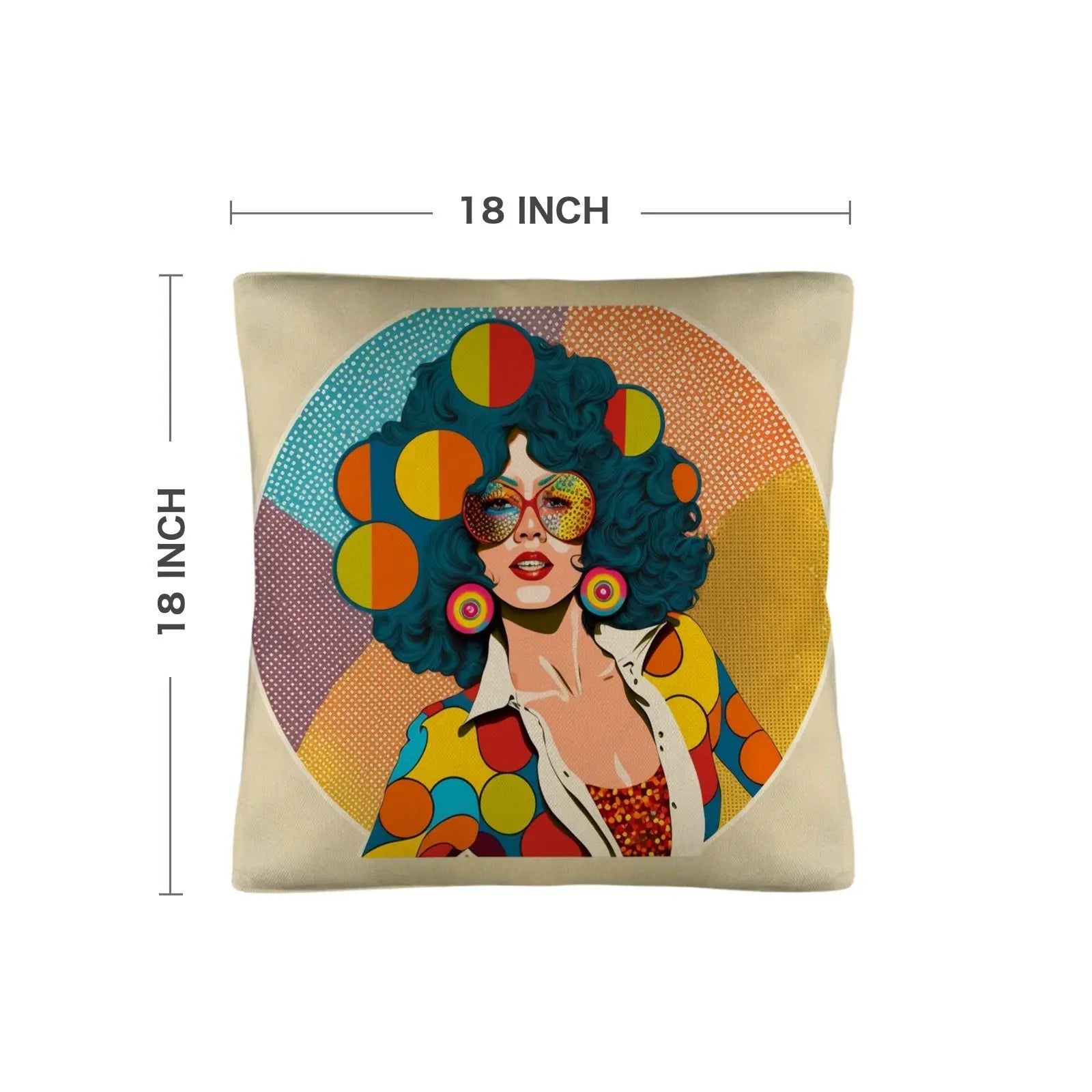 Disco Girl 3 Pillow Case Made in America Baha Ranch Western Wear