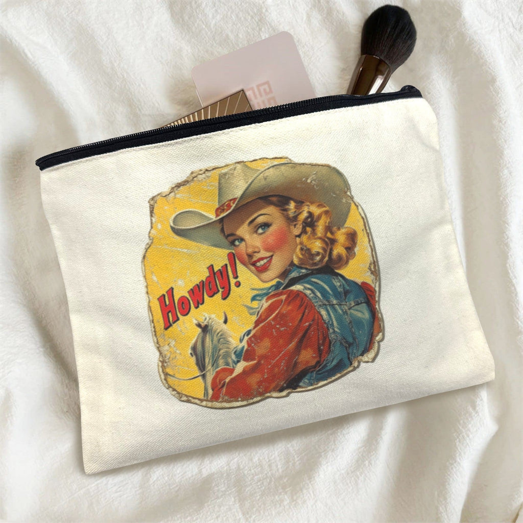 Howdy Cosmetic Bag Pack of 5 Made in America Baha Ranch Western Wear