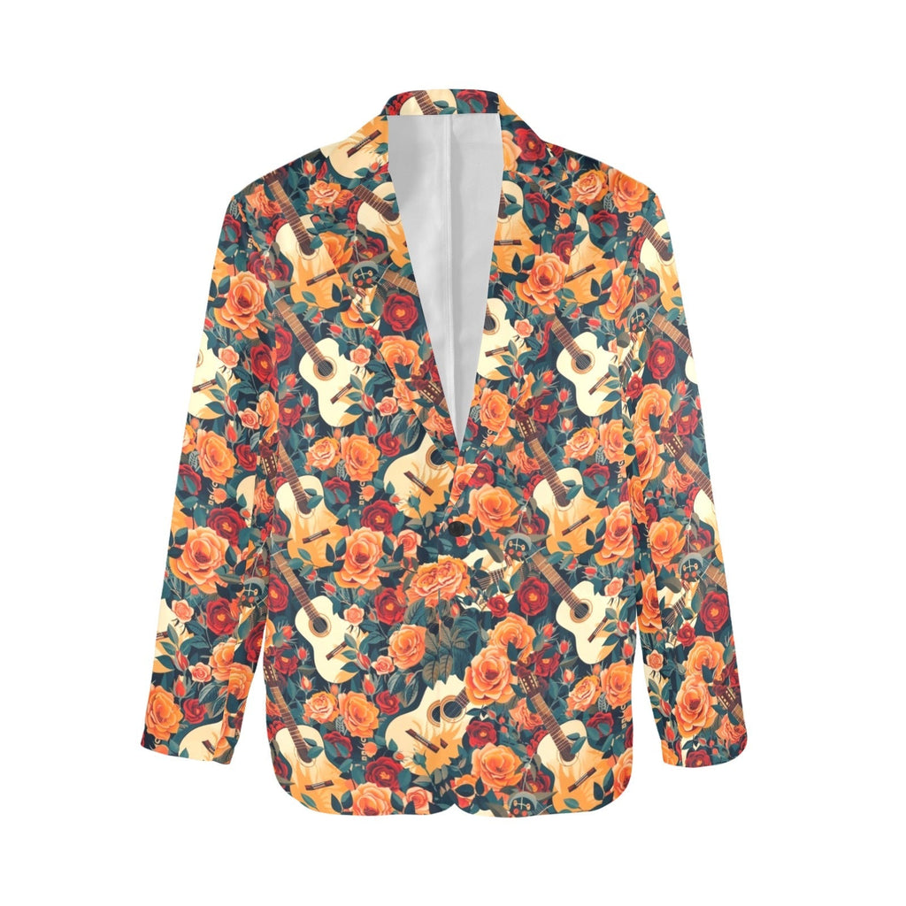 Baha Ranch Colores De Mexico Roses & Guitars Floral Blazer Baha Ranch Western Wear