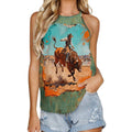 Baha Ranch Eight Second Bull Ride Rodeo Tank Top Baha Ranch Western Wear