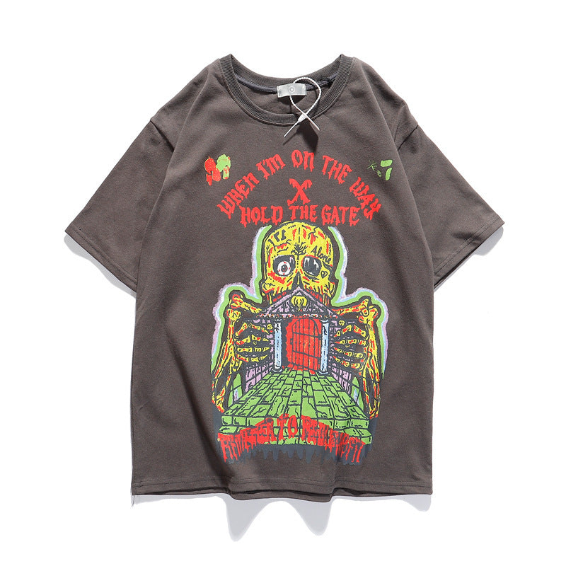Kanye Kanye Music Festival Printed Love Half-Shirt