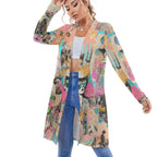 Baha Ranch Retro Pop Western Collage Lightweight Cardigan Baha Ranch Western Wear