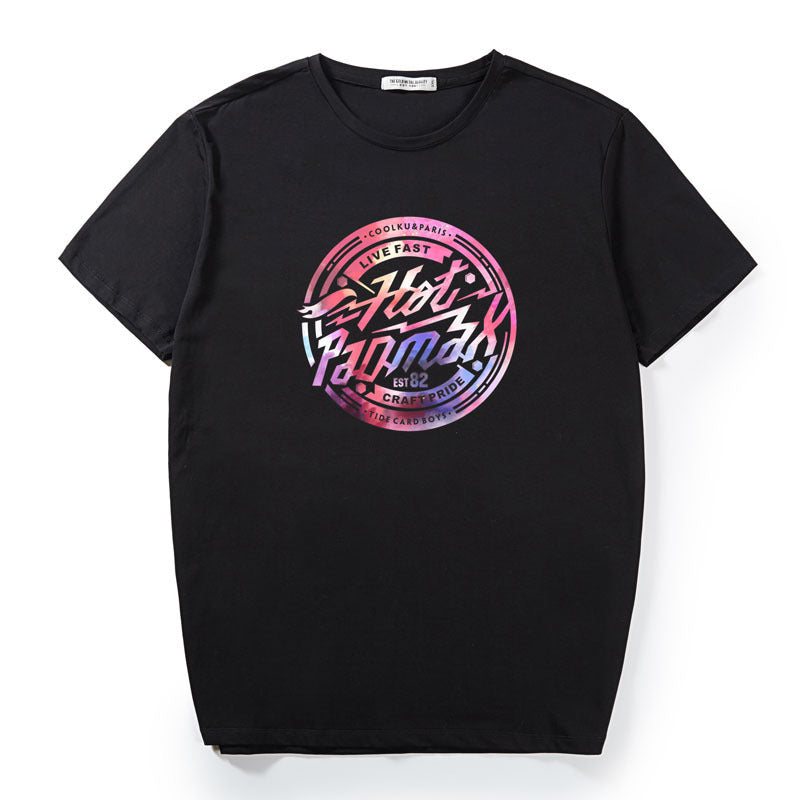 Tide Brand Color Print Plus Size T-shirt